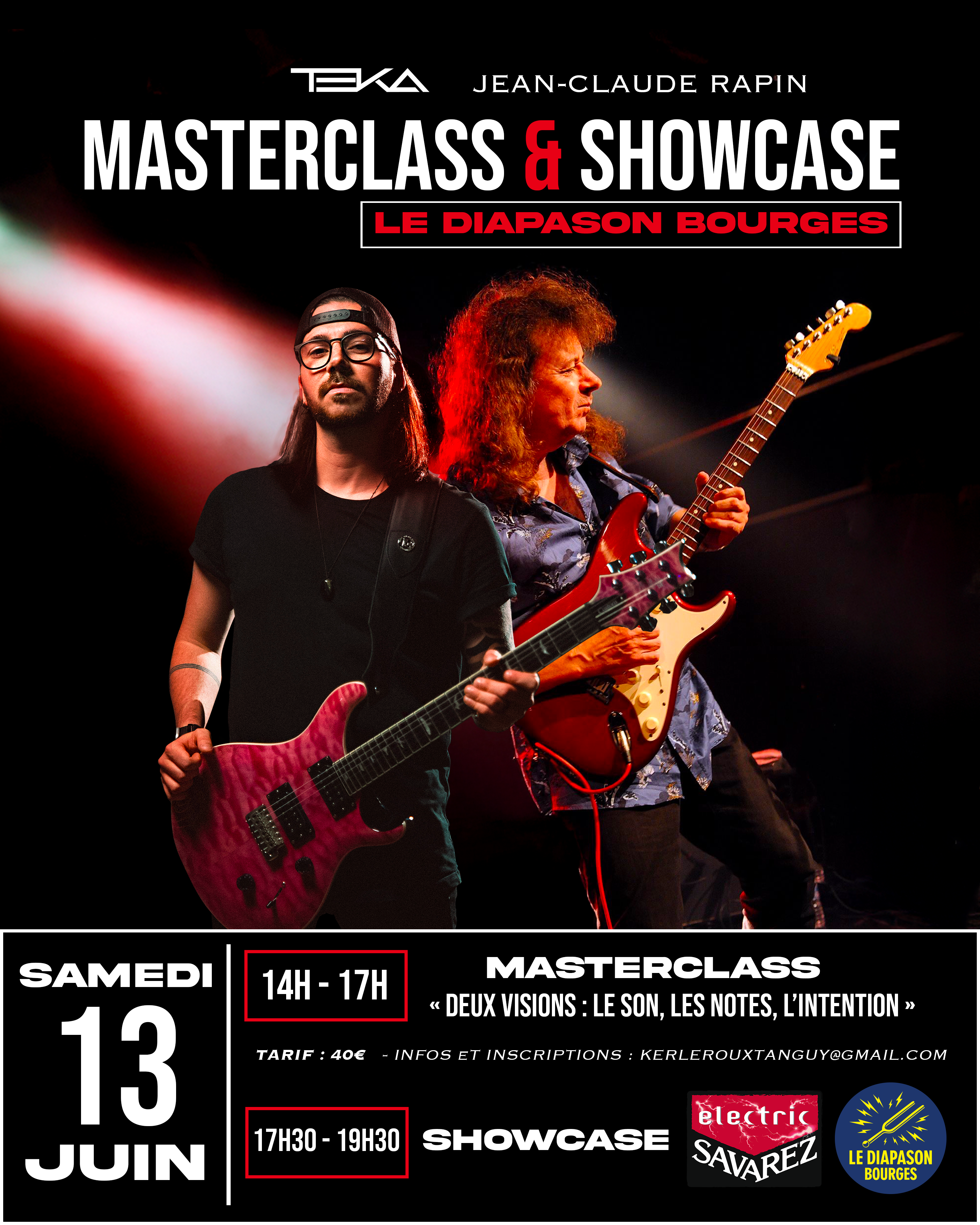 MASTERCLASS 13/06/2026 14h-17h - Le Diapason (Bourges)